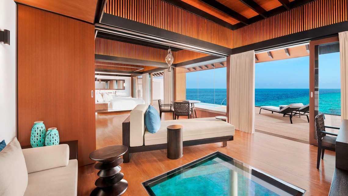 Overwater Villa with Pool at The Westin Maldives Miriandhoo Resort thumbnail 7